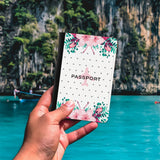 Floral Flight Passport Cover
