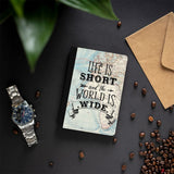 Travel Quote Passport Cover