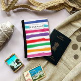 Rainbow Strokes Passport Cover
