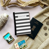 Classic Monochrome Passport Cover