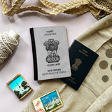 Silver Emblem Passport Cover