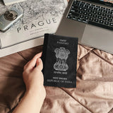 Carbon Emblem Passport Cover