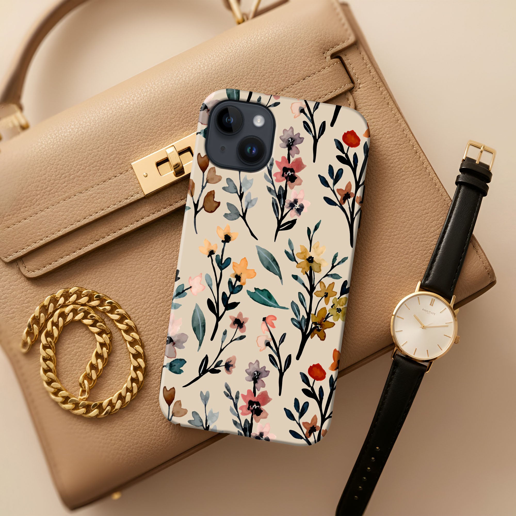 Watercolor Meadow Tough Case