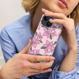 Pink Lily Floral Tough Case
