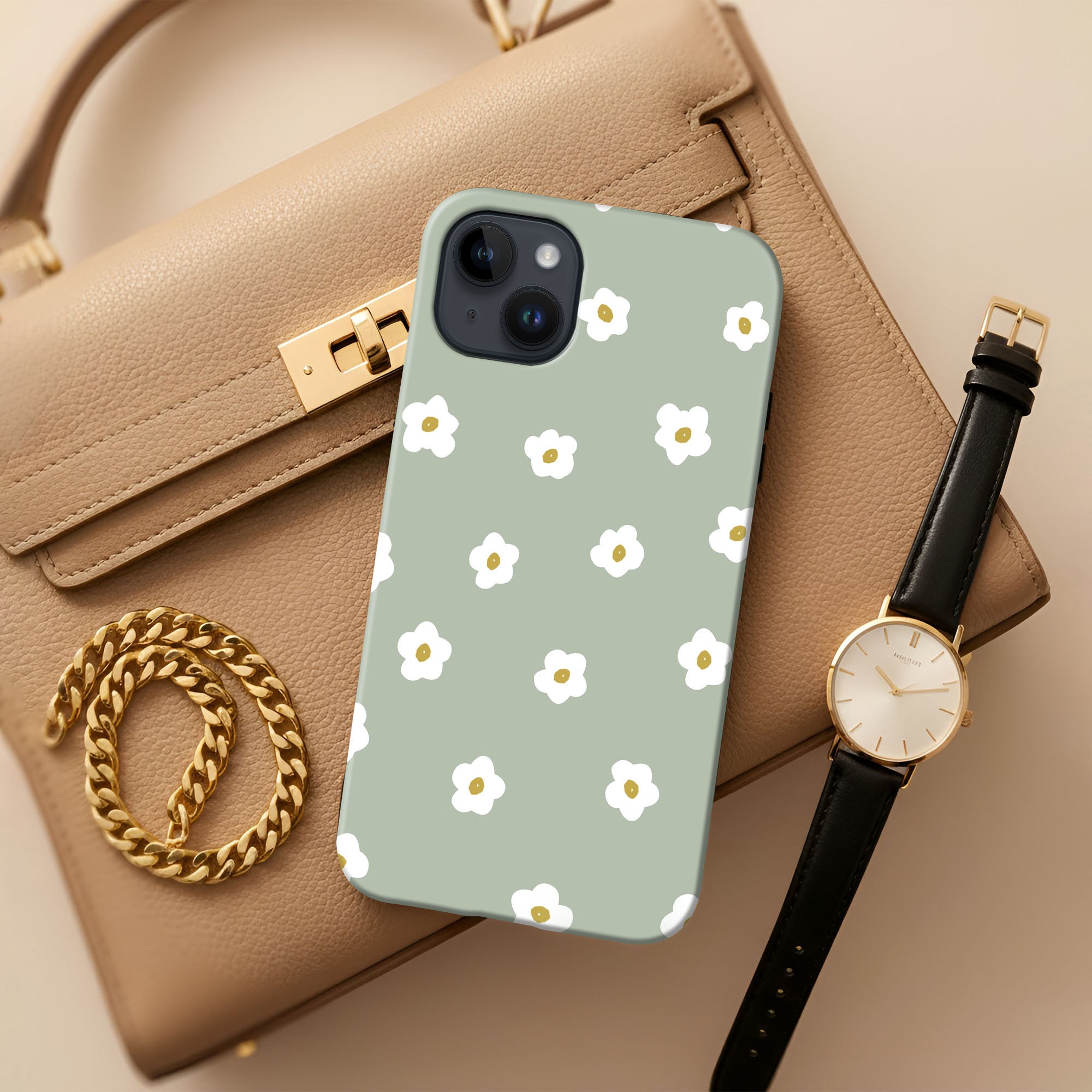 Mint Bloom Tough Case