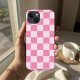 Pink Checkerboard