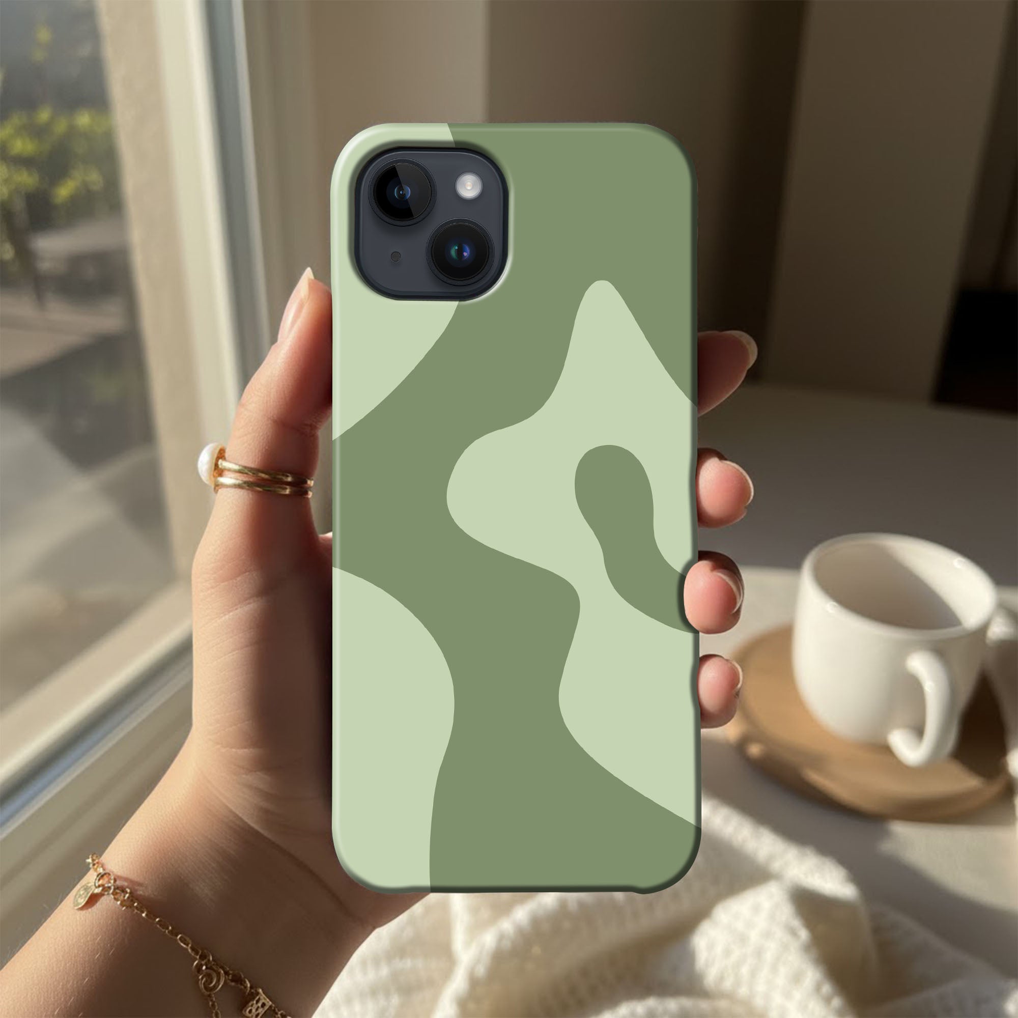 Sage Green Swirls