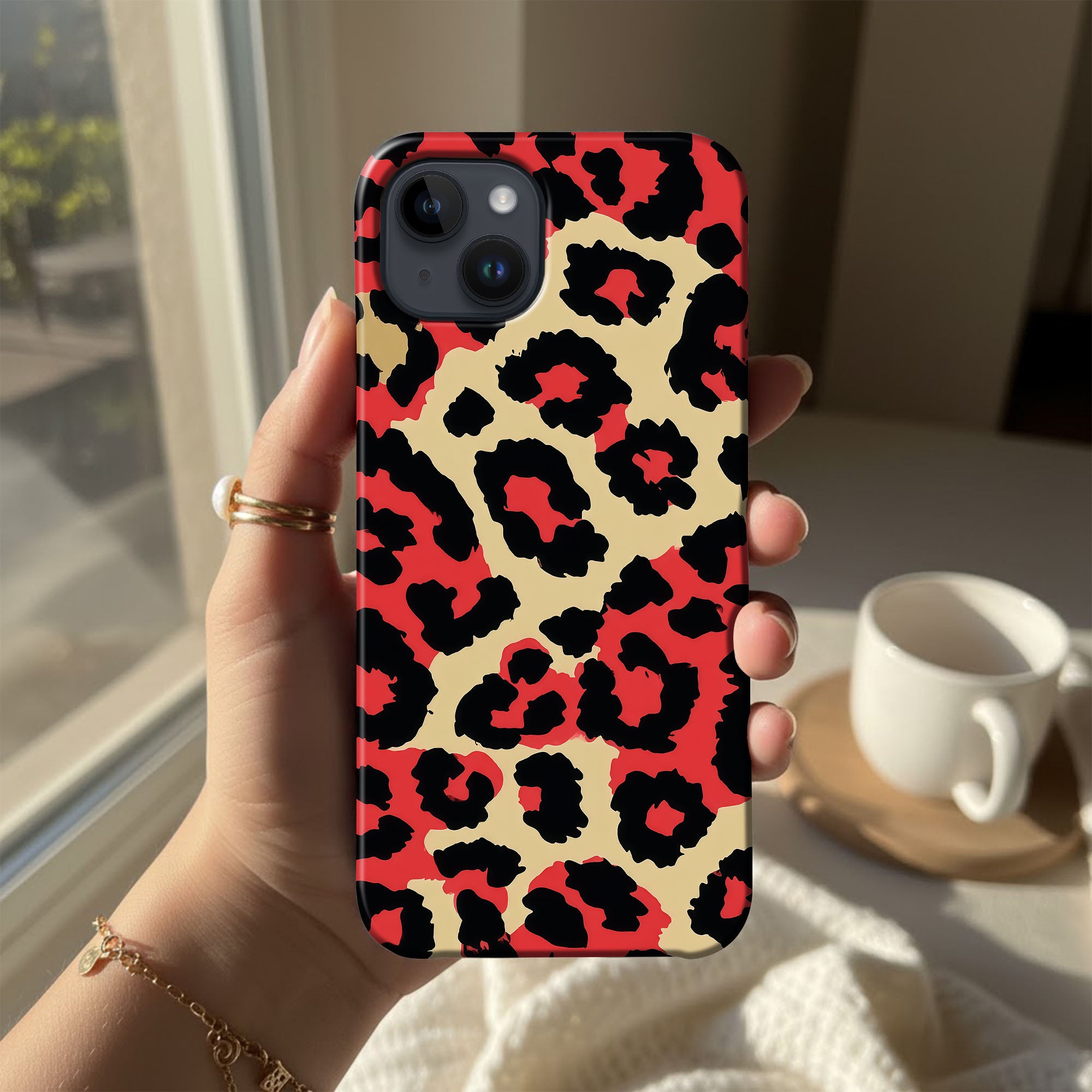 Red Leopard Print