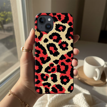 Red Leopard Print