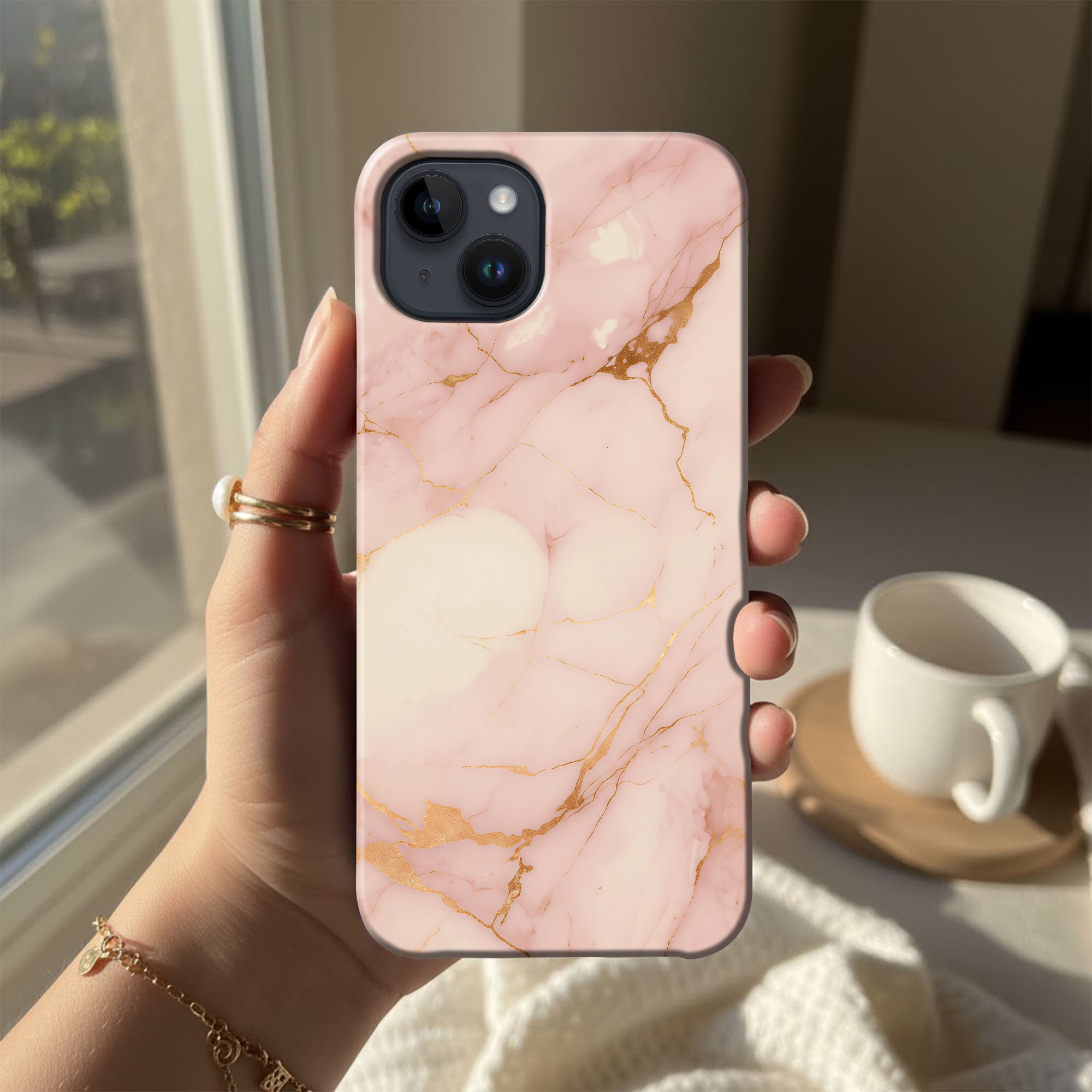 Pink Gold Marble