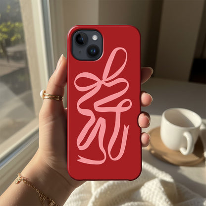 Pink Ribbon Red