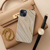 Beige Veins Tough Case