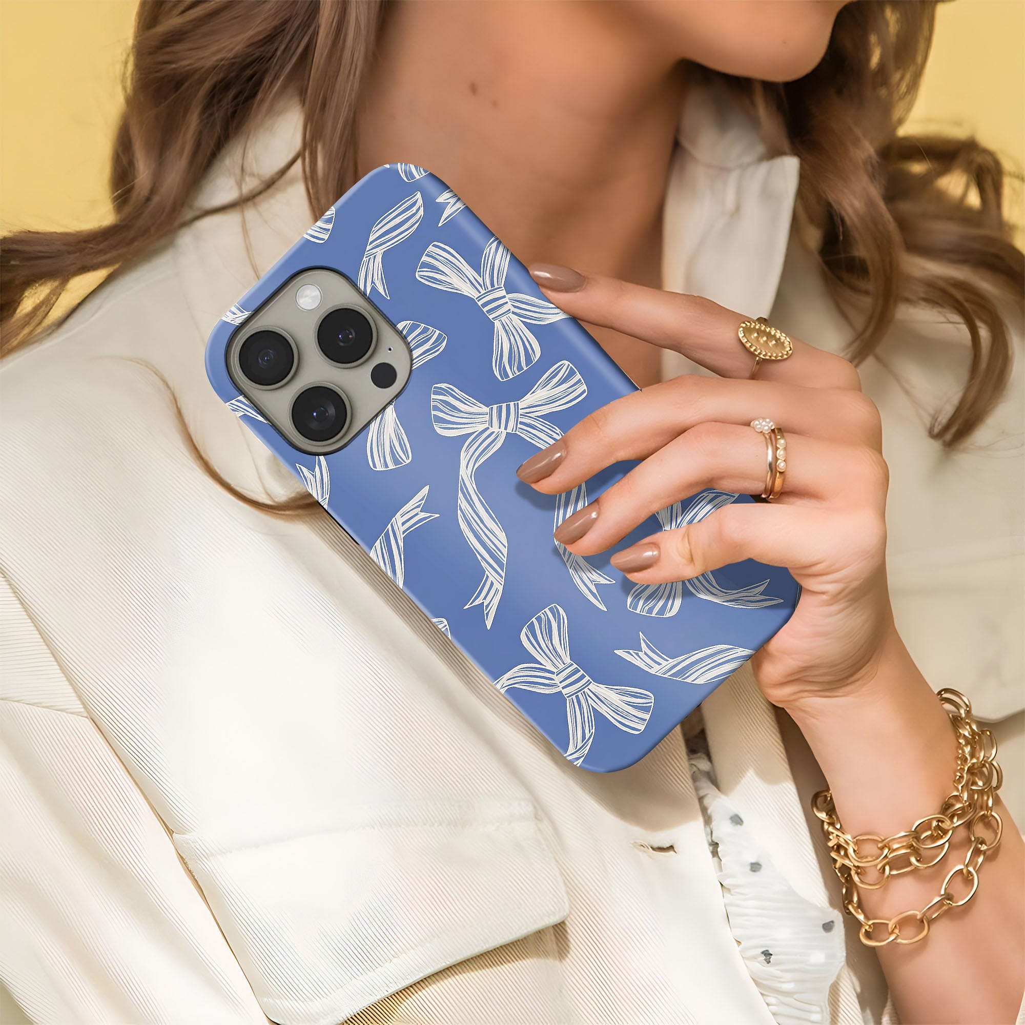Cobalt Ribbon Tough Case