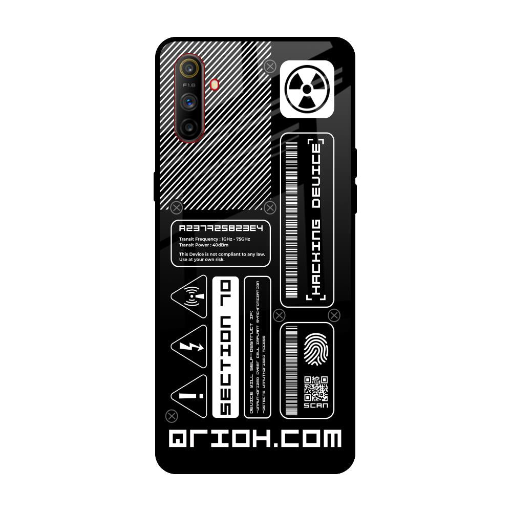 Futuristic Art Realme C3 Glass Back Cover Online