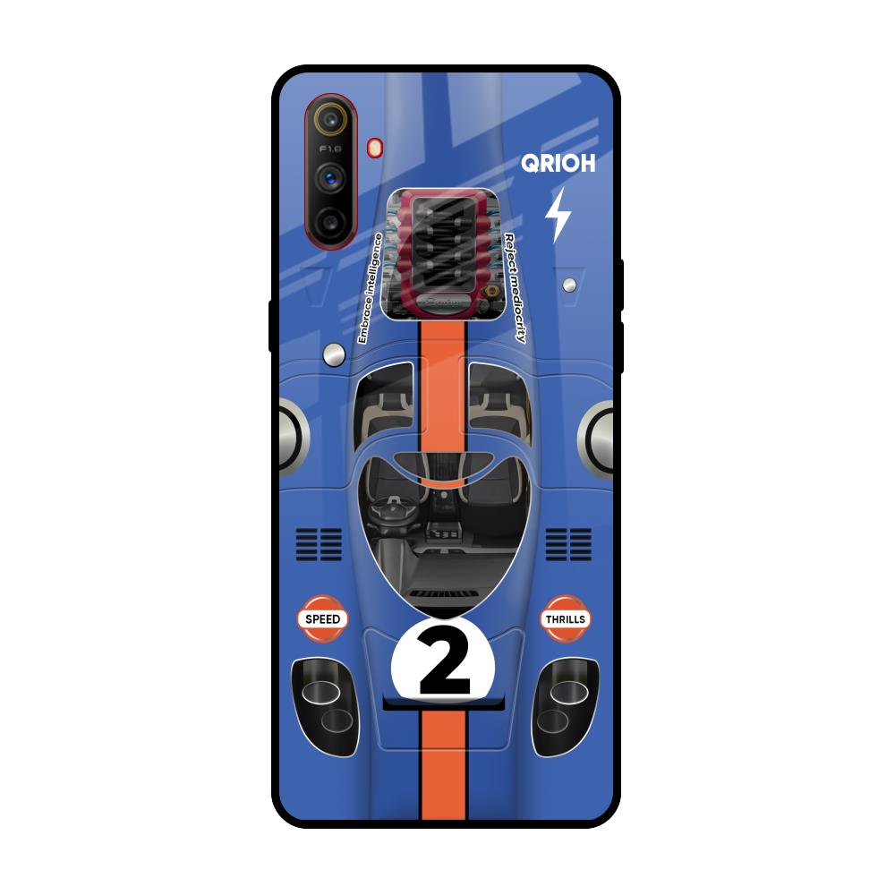Car Adiction Realme C3 Glass Back Cover Online