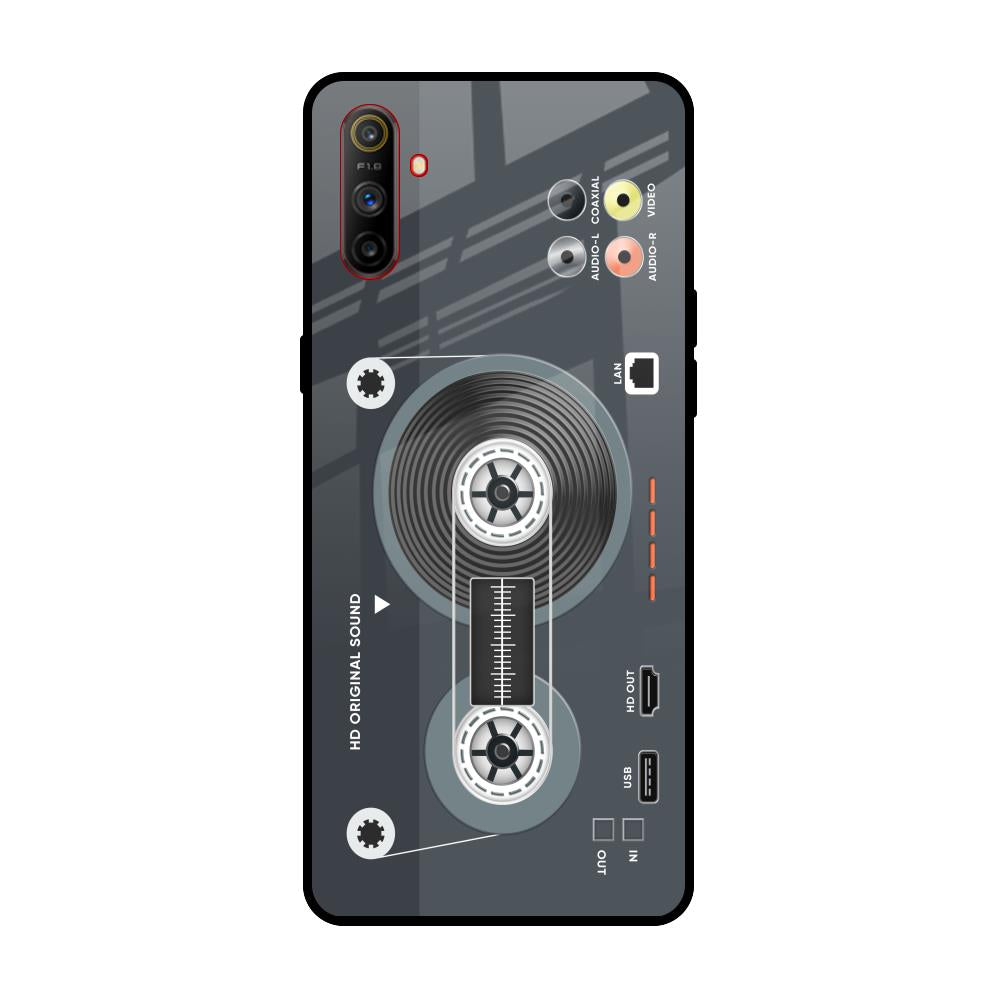 Retro Recorder Realme C3 Glass Back Cover Online