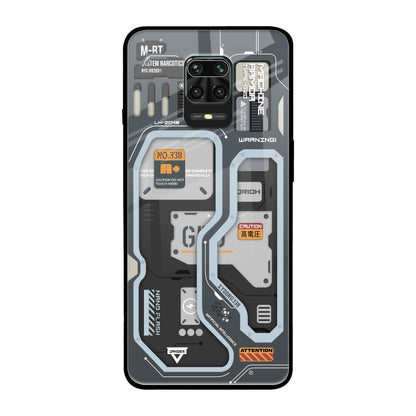 Retro Futuristic Poco M2 Pro Glass Back Cover Online