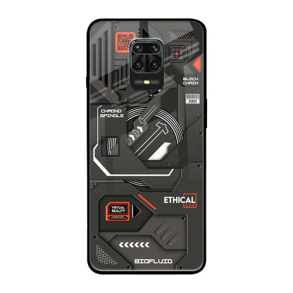 Tech Aesthetics Poco M2 Pro Glass Back Cover Online