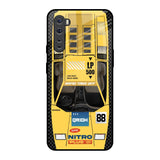 Yellow Racing Car OnePlus Nord Glass Back Cover Online
