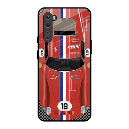 Racing Vintage OnePlus Nord Glass Back Cover Online