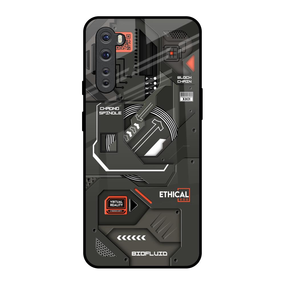 Tech Aesthetics OnePlus Nord Glass Back Cover Online