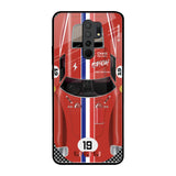 Racing Vintage Redmi 9 prime Glass Back Cover Online