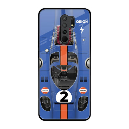 Car Adiction Redmi 9 prime Glass Back Cover Online