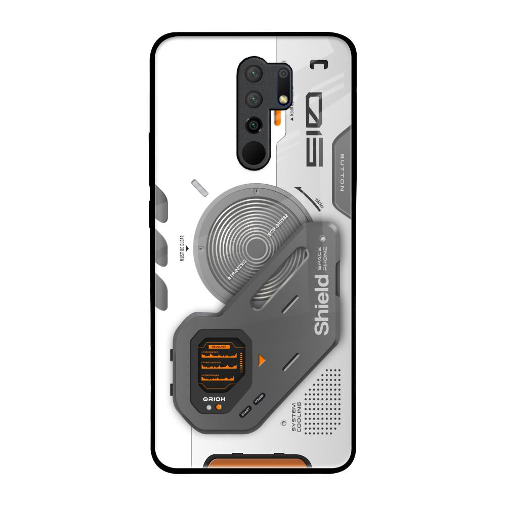 Liberty Cyber Redmi 9 prime Glass Back Cover Online