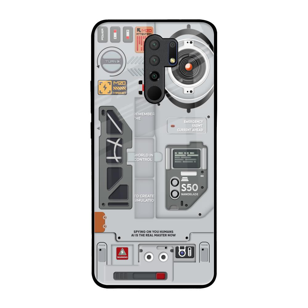 Plasma Shield Redmi 9 prime Glass Back Cover Online