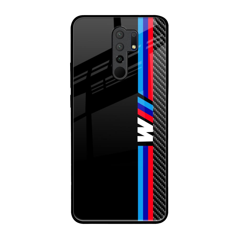 Automotive Art Redmi 9 prime Glass Back Cover Online
