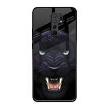 Angry Black Leopard Redmi 9 prime Glass Back Cover Online