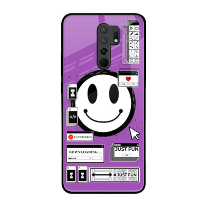 Code with Smile Redmi 9 prime Glass Back Cover Online