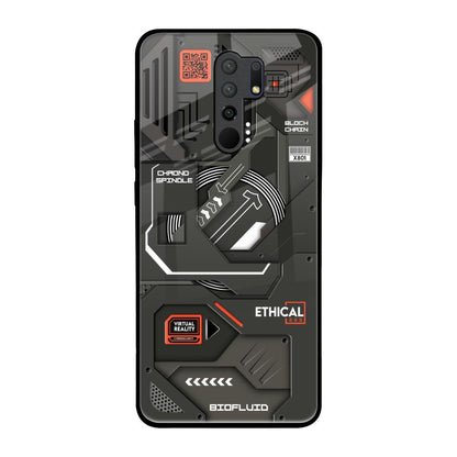 Tech Aesthetics Redmi 9 prime Glass Back Cover Online