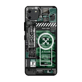 Green Camo Circuit Realme C11 Glass Back Cover Online