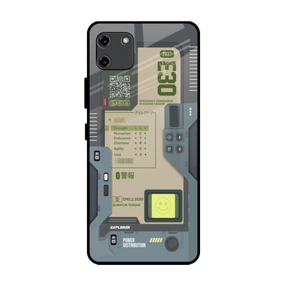 Art Station Realme C11 Glass Back Cover Online