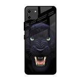Angry Black Leopard Realme C11 Glass Back Cover Online