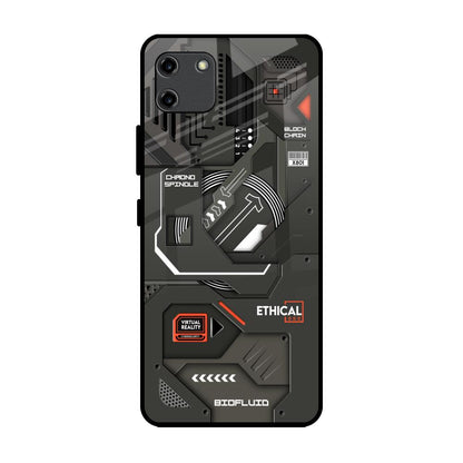 Tech Aesthetics Realme C11 Glass Back Cover Online