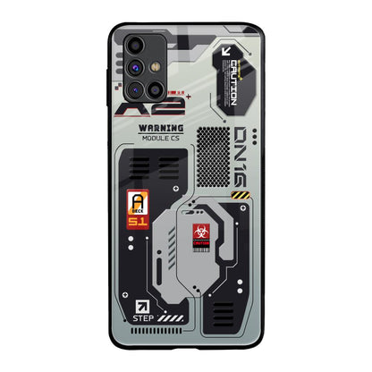 Techno Vibes Samsung Galaxy M31s Glass Back Cover Online