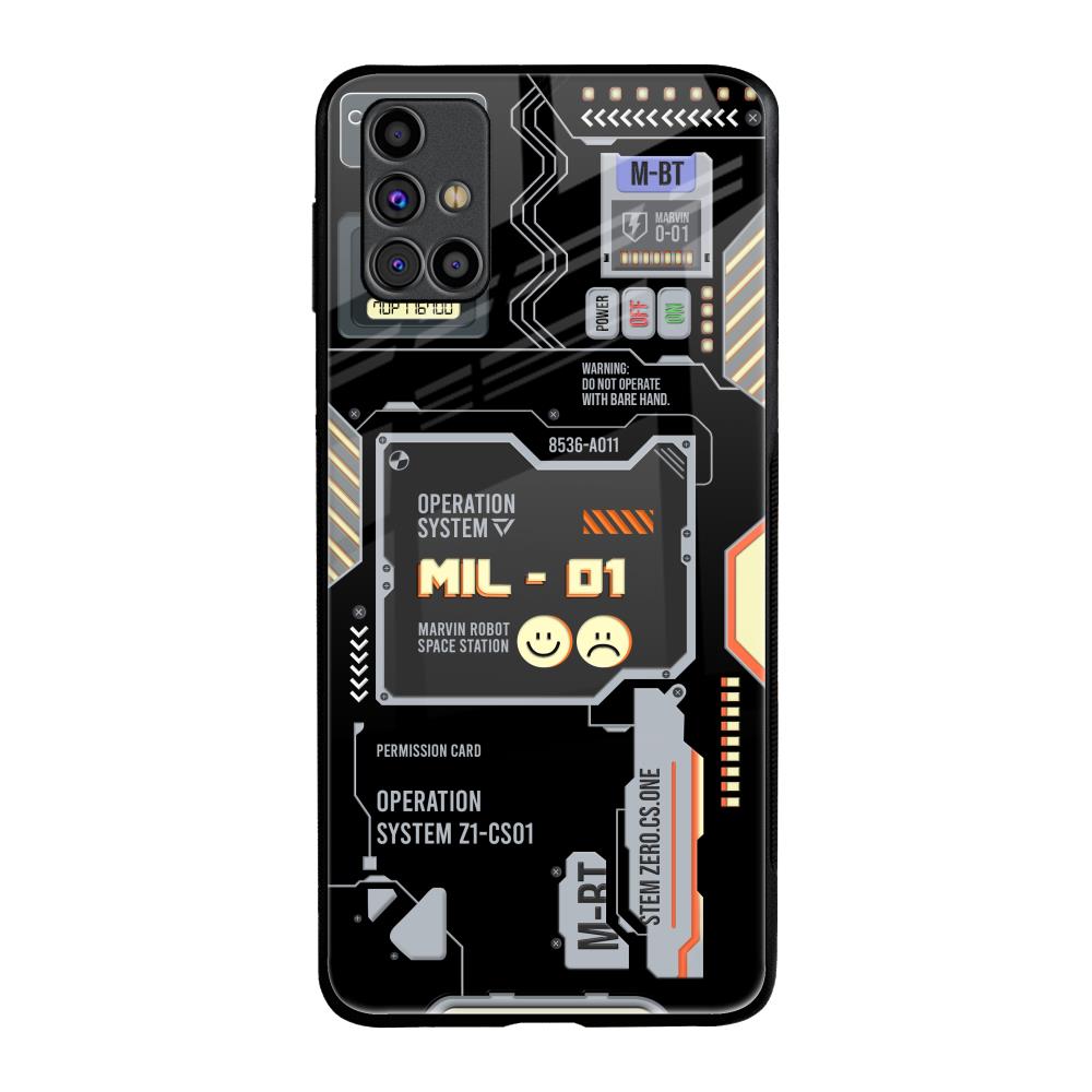 Exposed Parts Samsung Galaxy M31s Glass Back Cover Online