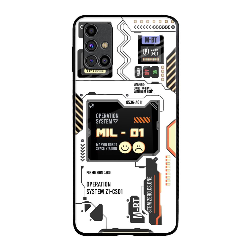 Tech Display Samsung Galaxy M31s Glass Back Cover Online