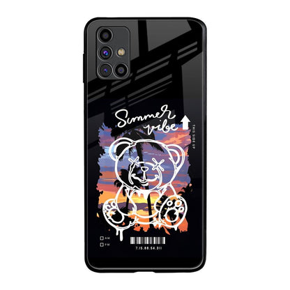 Summer Vibe Samsung Galaxy M31s Glass Back Cover Online