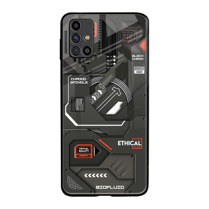 Tech Aesthetics Samsung Galaxy M31s Glass Back Cover Online