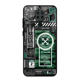 Green Camo Circuit Redmi Note 9 Glass Back Cover Online