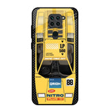 Yellow Racing Car Redmi Note 9 Glass Back Cover Online