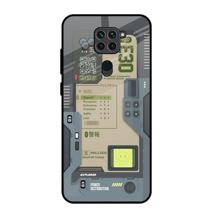 Art Station Redmi Note 9 Glass Back Cover Online