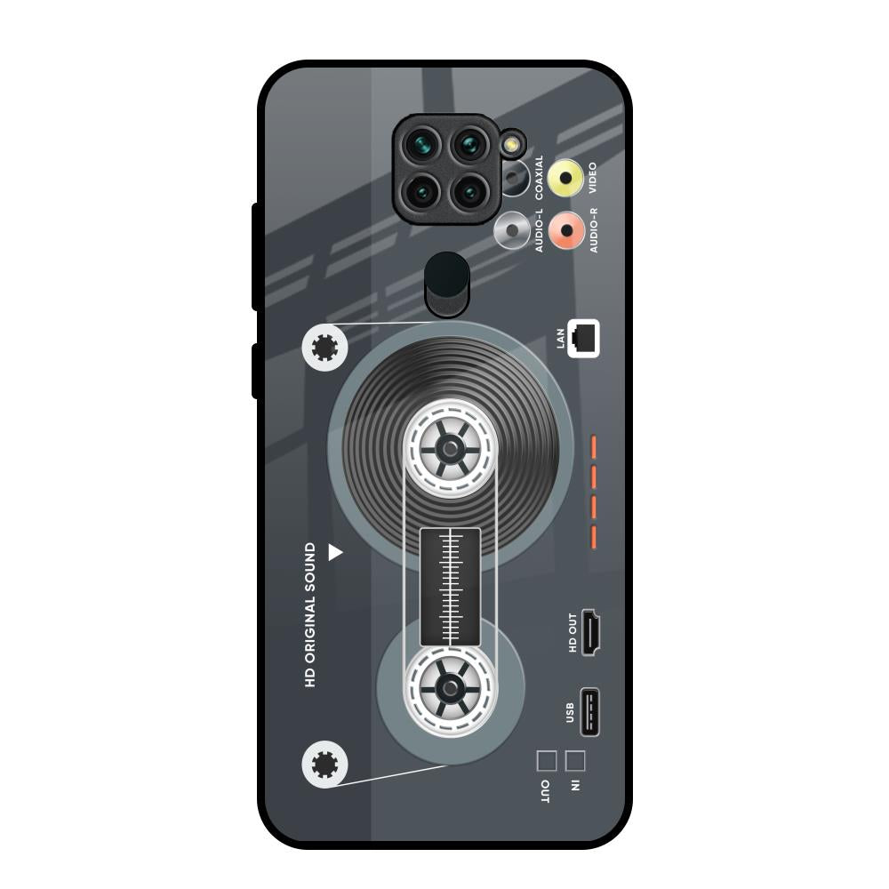 Retro Recorder Redmi Note 9 Glass Back Cover Online