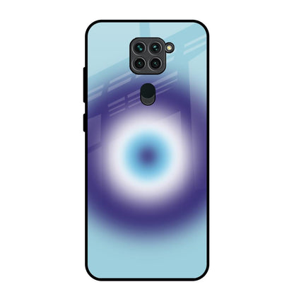 Evil Eye Art Redmi Note 9 Glass Back Cover Online