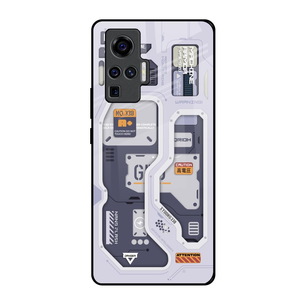 Tech Savvy Vivo X50 Pro Glass Back Cover Online