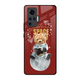 Astronaut Bear Vivo X50 Pro Glass Back Cover Online
