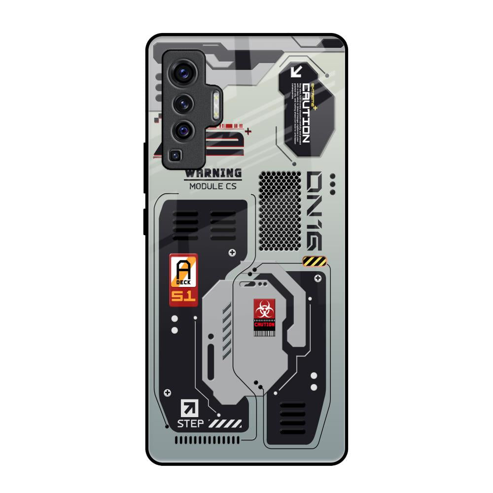 Techno Vibes Vivo X50 Glass Back Cover Online